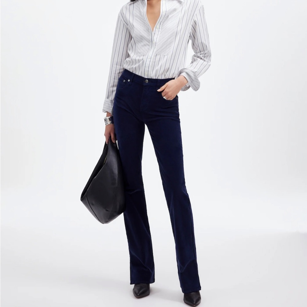 Madewell Kick Out Full Length Pants Corduroy